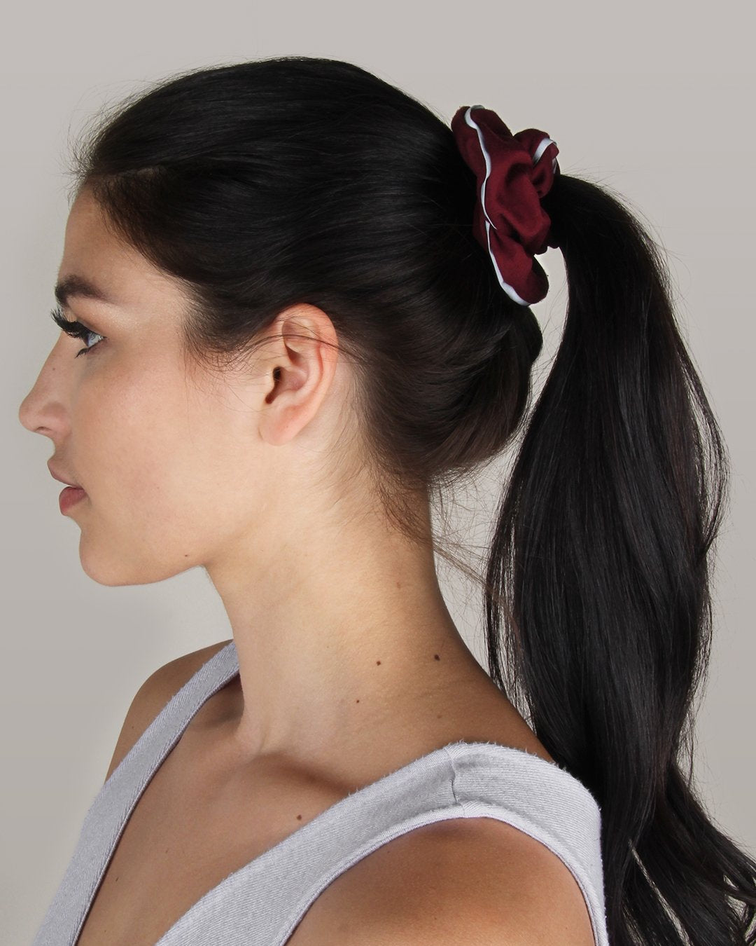 Solid Reflective Athletic Scrunchies